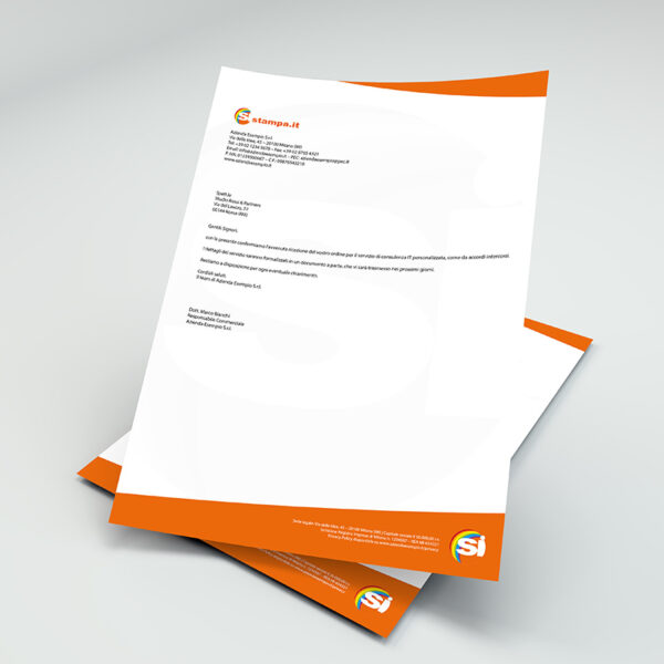 Stampa online carta intestata personalizzata | SISTAMPA Stampa online carta intestata personalizzata | SISTAMPA
